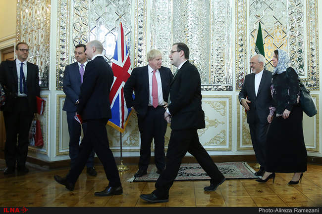 دیدار وزرای خارجه انگلیس و ایران