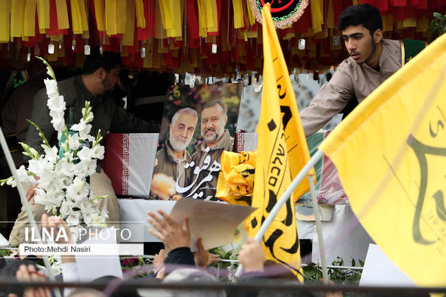 مراسم تشییع پیکر شهید سیدرضی موسوی 