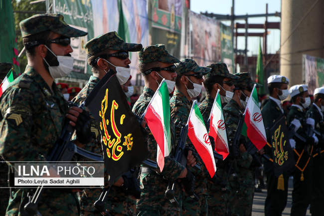 حضور  سردار رحیمی در مراسم صبحگاهی ستاد فاتب تهران