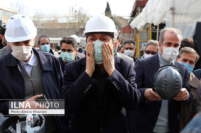 بازدید رئیس بنیاد مستضعفان از روند ساخت پلاسکو