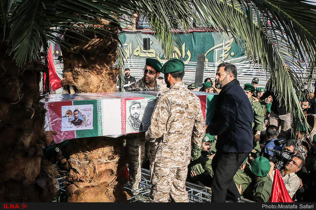 مراسم تشییع پیکر شهید حججی-2