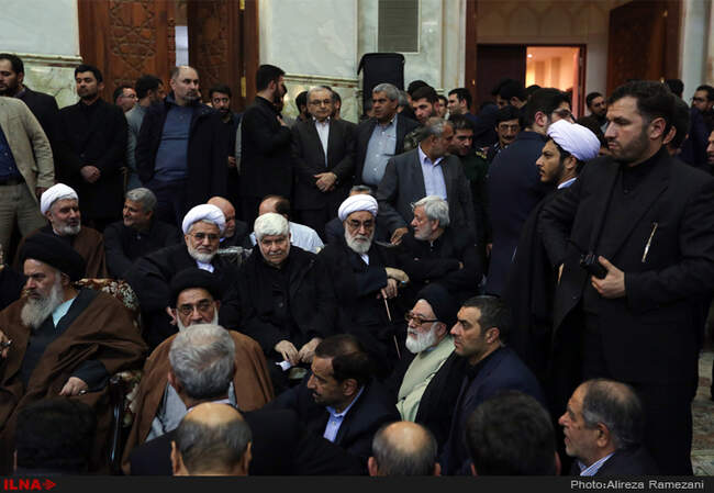 مراسم چهلمین روز درگذشت آیت‌الله اکبر هاشمی رفسنجانی