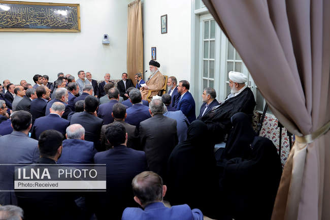 حضرت آیت الله خامنه‌ای در دیدار با وزیر کشور و استانداران