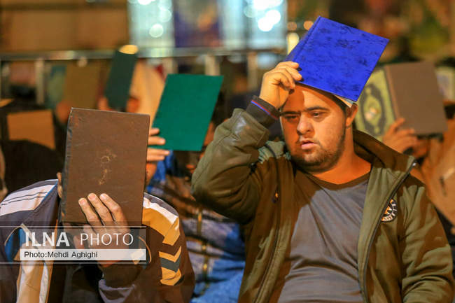 شب بیست و سوم ماه رمضان در امامزاده ابراهیم بن موسی الکاظم ( ع ) قوچان