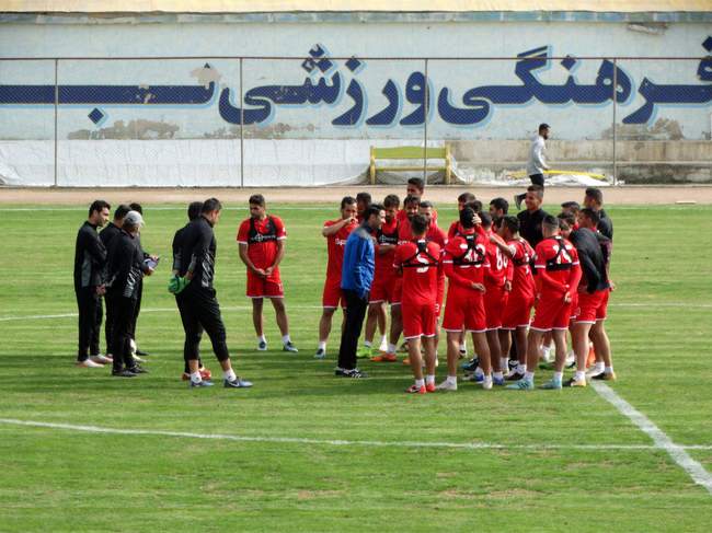 گزارش تصویری تمرین امروز نساجی