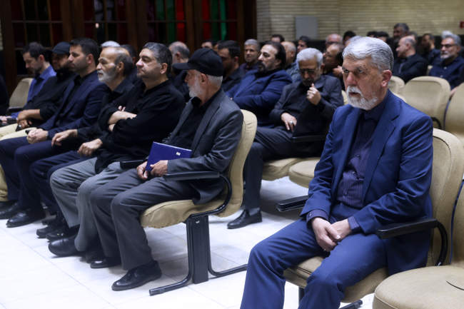 حضور رییس جمهور در مراسم ختم مرحوم حاج ابراهیم ذوالقدر