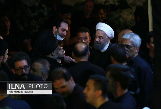 مراسم بزرگداشت والده همسر حجت‌الاسلام سید حسن خمینی در حسینیه جماران