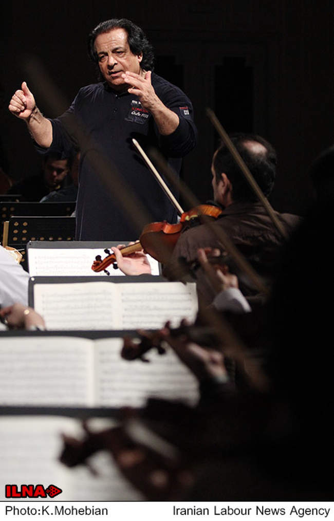 تمرین ارکستر سمفونیک تهران