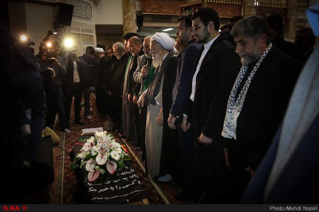 مراسم تشییع پیکر محمدنبی حبیبی