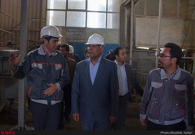 مراسم کلنگ زنی معدن مس تکنار با ظرفیت420 تن در شهرستان بردسکن خراسان رضوی