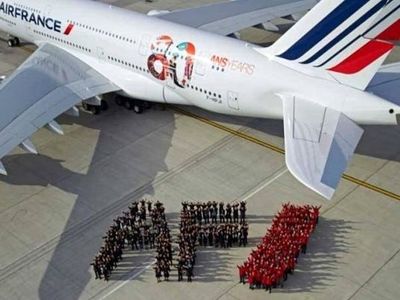 عکس/ هواپیمای اهدایی ایرفرانس به ایران
