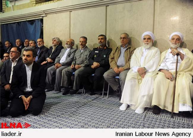 دیدار اقشار مختلف مردم با رهبر معظم انقلاب به مناسبت عید غدیر