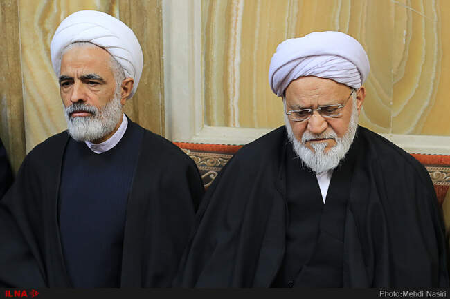مراسم ختم فرزند احمد توکلی