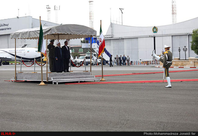 بدرقه رسمی رئیس جمهور در عزیمت به کشور ترکیه