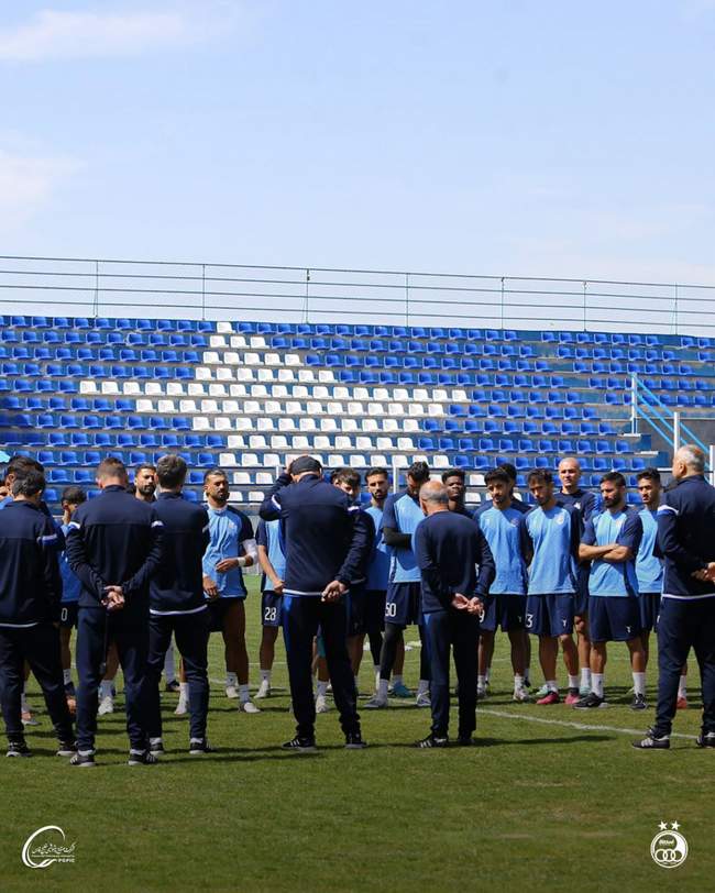 گزارش تصویری تمرینات استقلال قبل از بازی با خیبر خرم آباد