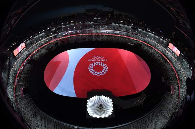 گزارش تصویری مراسم افتتاحیه المپیک توکیو