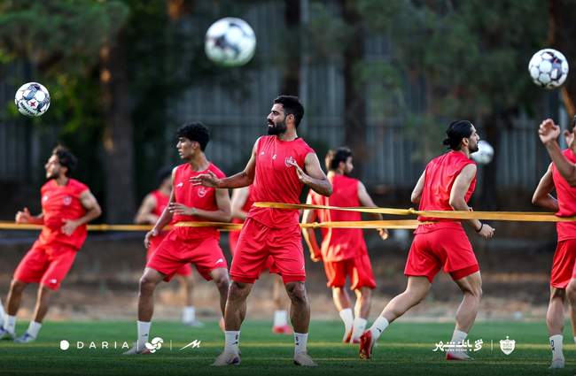 گزارش تصویری تمرین پرنشاط پرسپولیس زیر نظر کادر فنی