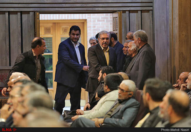 گزارش تصویری حضور مسئولان در مراسم ختم پدر بهرام قاسمی