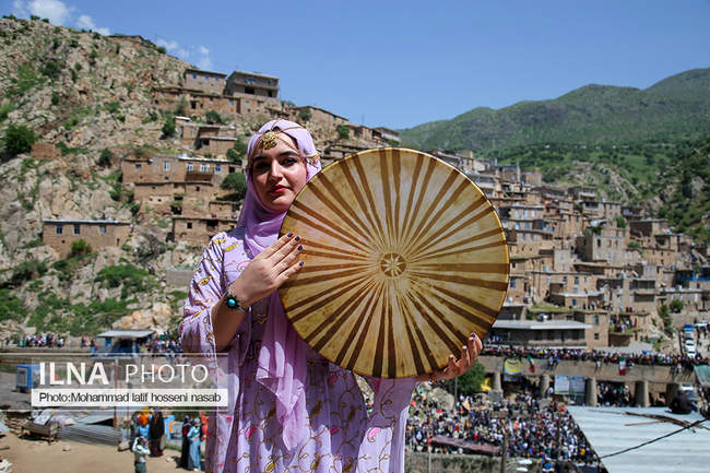 مراسم هزار دف در روستای پالنگان