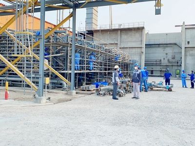 انجام اورهال واحد LD2 پتروشیمی بسپاران توسط تیم مهندسی فیرمکو 