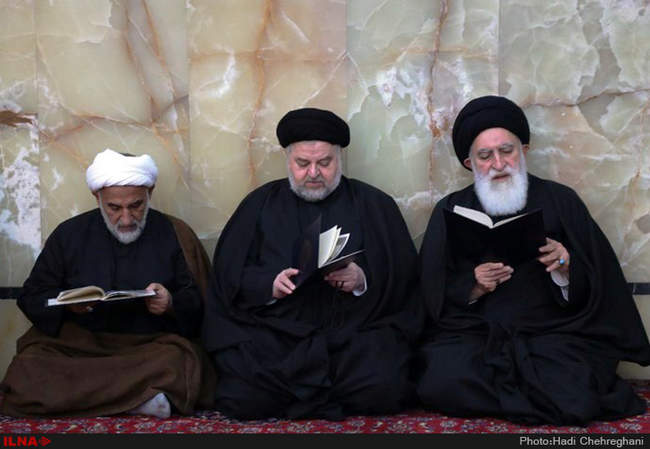 مراسم بزرگداشت مرحوم غضنفر رکن آبادی در مسجداعظم قم