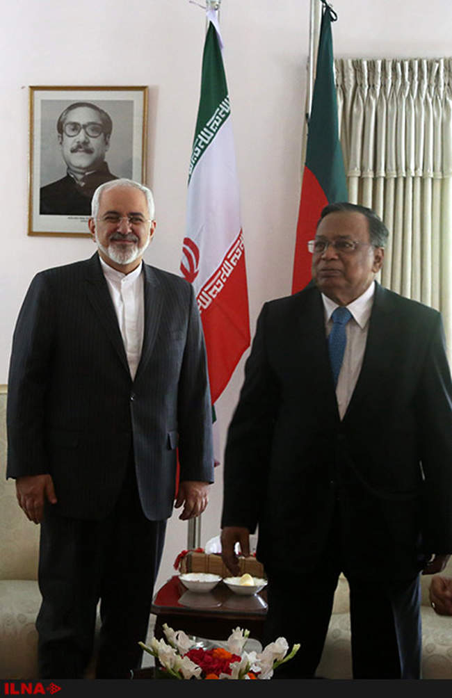 سفر محمد جواد ظریف به بنگلادش