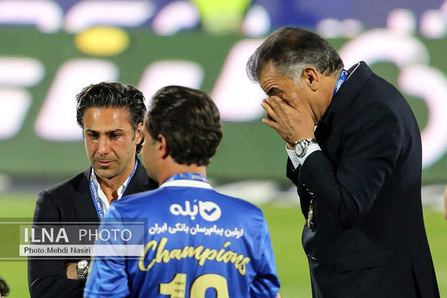 جشن قهرمانی تیم فوتبال استقلال