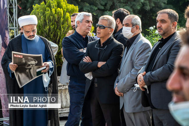 مراسم تشییع پیکر مرحوم نادر طالب زاده