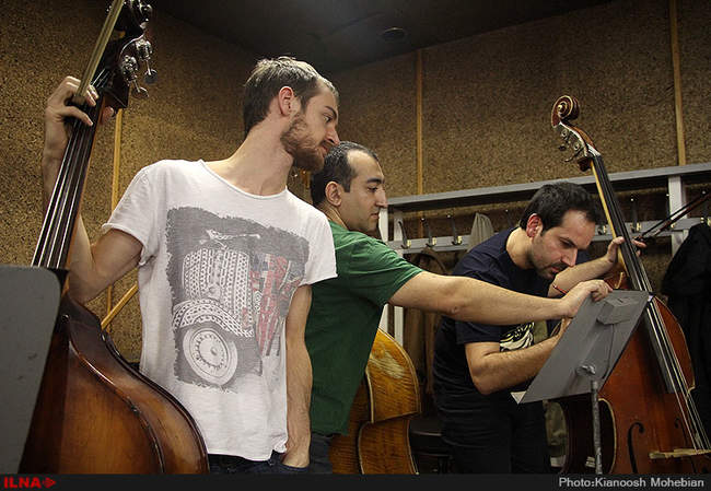 تمرین ارکستر سمفونیک تهران و ایتالیا