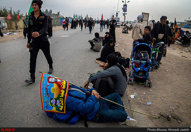 با عا شقان حسینی از نجف تا کربلا