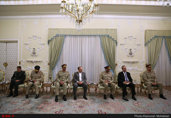 دیدار فرمانده کل ارتش پاکستان با رئیس جمهور