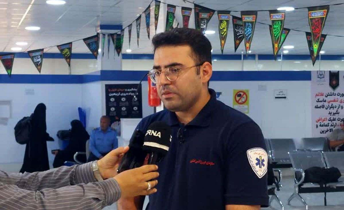 ثبت بیش از ۱۰۹ هزار خدمات درمانی در ایام اربعین توسط اورژانس آبادان