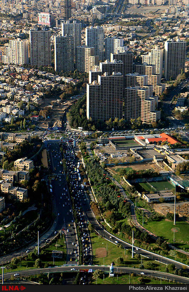 تهران پس از باران