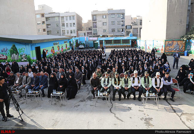 آیین بازگشایی مدارس با حضور سردار رحیمی