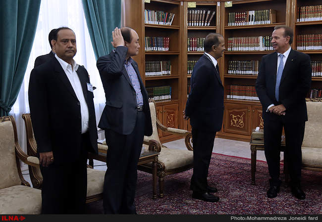 دیدار دبیر کل اتحادیه بین‌المللی تامین اجتماعی با آیت الله هاشمی رف