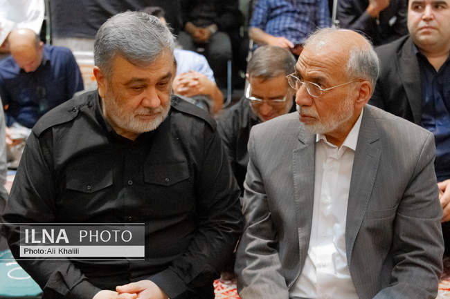 مراسم سالگرد شهادت اسماعیل هنیه و چهلم سردار ایزدی