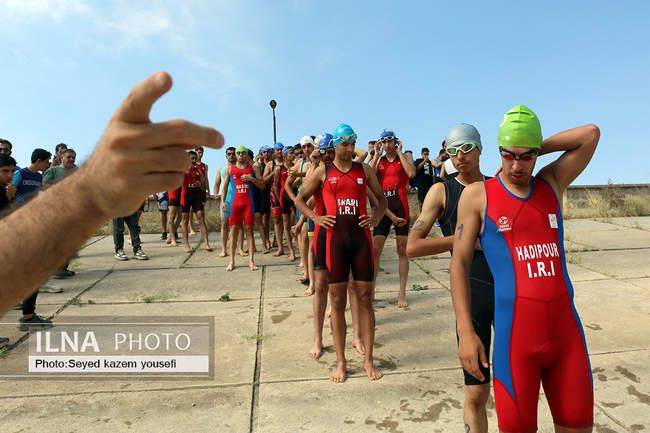 مسابقات ترای اتلون قهرمانی کشور در تبریز