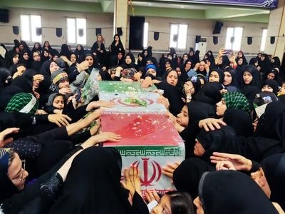 تشییع چهار تن از شهیدان مدافع میهن فسا