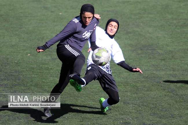 باخت تیم فوتبال بانوان تام اصفهان مقابل ایساتیس شیراز در لیگ یک 