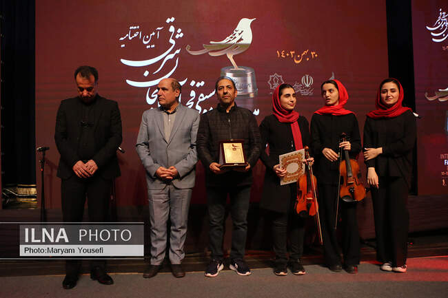اختتامیه چهارمین موسیقی جشنواره فجر در تبریز