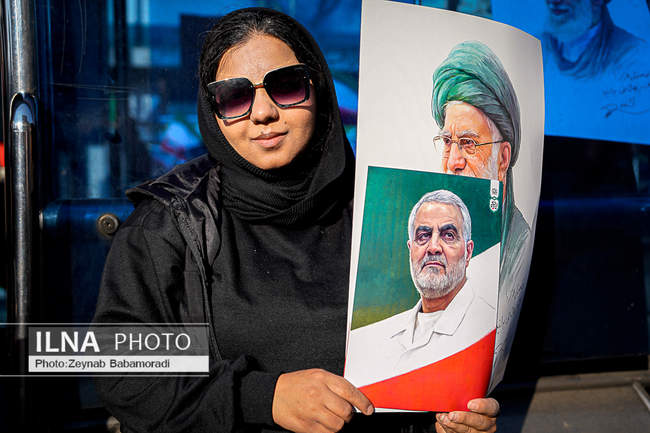 راهپیمایی محکومیت اقدامات تروریستی آمریکا و رژیم صهیونیستی علیه ملت