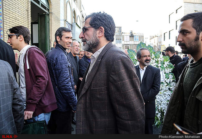 مراسم ختم مادر زهرا رهنورد