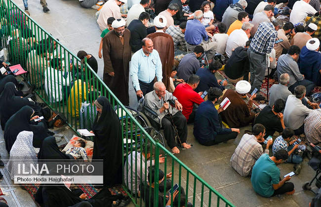 قرائت دعای «عرفه» - حرم حضرت معصومه(س)