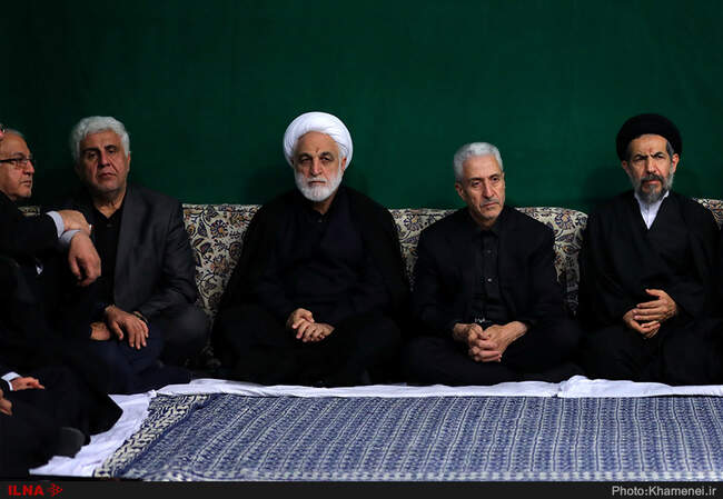 مراسم عزاداری اربعین حسینی با حضور هیات‌های دانشجویی در حسینیه امام خمینی(ره)
