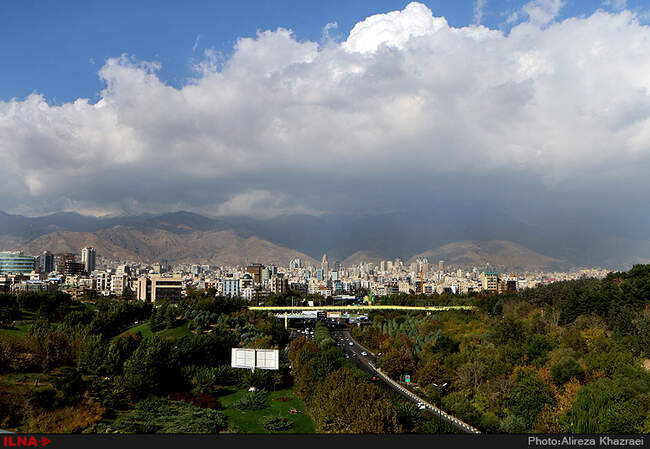 تهران پس از باران