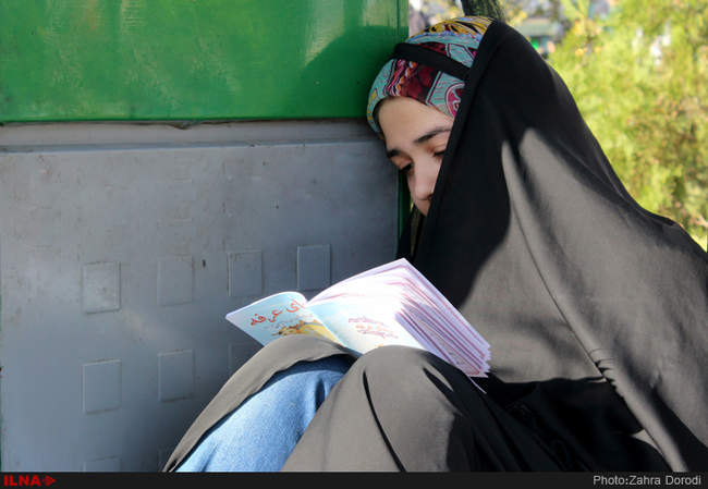 دعای عرفه در قم - حرم حضرت معصومه(س)