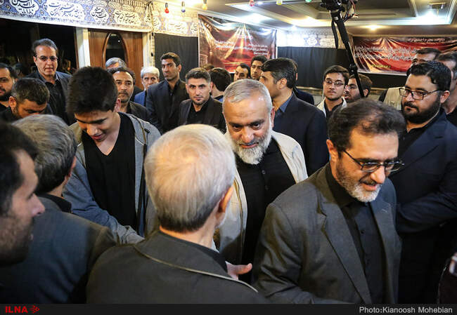 مراسم ترحیم برادر محمود احمدی نژاد