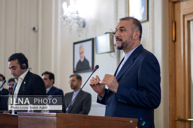 دیدار امیرعبداللهیان با وزیر امور خارجه پاکستان