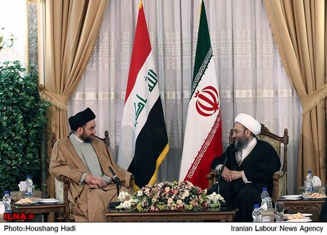 دیدار رئیس مجلس اعلای عراق با رئیس قوه قضاییه