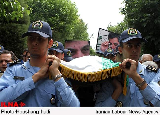 تشییع پیکر حسین پرتوی